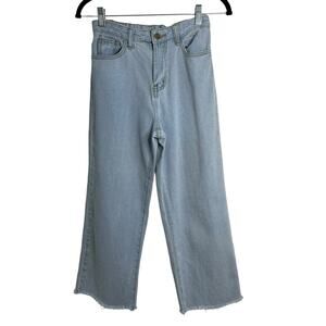 Princess Polly High Rise Wide Leg Y2K Elastic Waist Jeans